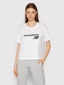 Koszulki i topy damskie - New Balance T-Shirt WT03805 Biały Relaxed Fit - miniaturka - grafika 1
