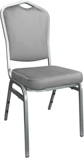 Fotel biurowy, krzesło biurowe Krzesło Vega bankietowe konferencyjne stelaż szary MG17 - Fotele i krzesła biurowe - miniaturka - grafika 1