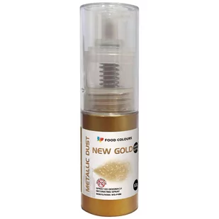 Barwnik spray Złoty 10 g Brokat Food Colours - Dodatki do ciast w proszku - miniaturka - grafika 1