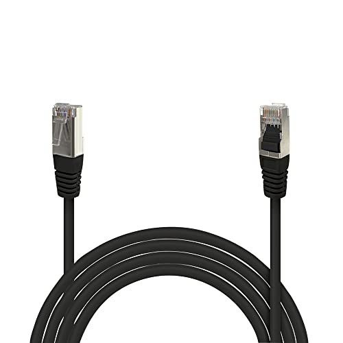 Waytex 33855 kabel sieciowy Ethernet RJ45 Cat 6a S/FTP 500 MHz, ekranowany, 100% miedzi, LSZH bezhalogenowy - kompatybilny komputer, drukarka, pudełko, router, przełącznik sieciowy, konsole do gier,