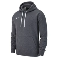 Bluzy sportowe męskie - Nike, Bluza męska, Hoodie PO FLC TM Club 19, szary, rozmiar S - miniaturka - grafika 1