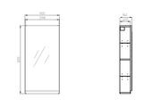 Szafki łazienkowe - Cersanit Moduo Zestaw Umywalka nablatowa + szafka podumywalkowa + blat + szafka z lustrem 79,8x45x94,8 cm biały/dąb S801-445 - odbiór osobisty: Kraków, Świebodzin - miniaturka - grafika 1