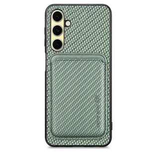 Etui na telefon Samsung Galaxy A56 5G z magnetycznym, odłączanym uchwytem na karty i tylną pokrywą – zielone Wielobarwny Green - Etui i futerały do telefonów - miniaturka - grafika 1