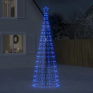 Oświetlenie świąteczne - Choinka z lampek, z kołkami, 570 niebieskich LED, 300 cm Lumarko! - miniaturka - grafika 1