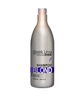 Stapiz Sleek Line Blond Shampoo Szampon z jedwabiem do włosów blond 1000 ml - Szampony do włosów - miniaturka - grafika 3