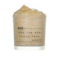 Peelingi i scruby do twarzy - THANK YOU FARMER Rice Pure The Real Scrub Pack 100ml Samorozgrzewający się peeling do twarzy - miniaturka - grafika 1