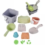 Zabawki do piasku - Zestaw Do Piasku W Wiaderku Wieża 8 El. - miniaturka - grafika 1