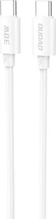Kabel USB Dudao USB-C - USB-C 2 m Biały (6976625332045) - Kable USB - miniaturka - grafika 1