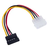 Kable komputerowe i do monitorów - Molex Kabel zasilający Akyga AK-CA-17 ( SATA F-M PVC 0,15m ) KABAKGZAW0010 [5273306] - miniaturka - grafika 1