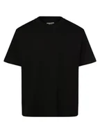 Koszulki męskie - Jack & Jones Koszulka męska - JJEUrban Edge Mężczyźni Bawełna czarny jednolity, S - miniaturka - grafika 1