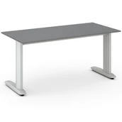 Biurka - B2B Partner Biurko Flexible 1600 x 800 mm, antracyt 468257 - miniaturka - grafika 1