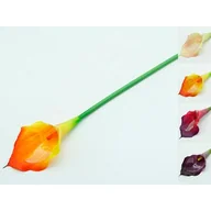 Sztuczne kwiaty - Calla pojedyncza gumowana 56 cm - miniaturka - grafika 1