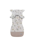 Akcesoria do wózków - Adamex Wkładka do spacerówki Miu-Mio z motylkiem Beżowy las - miniaturka - grafika 1