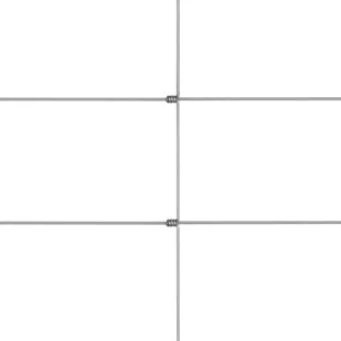 VIDAXL Siatka ogrodzeniowa, galwanizowana stal, 50x12,5 m, srebrna - Ogrodzenia - miniaturka - grafika 5