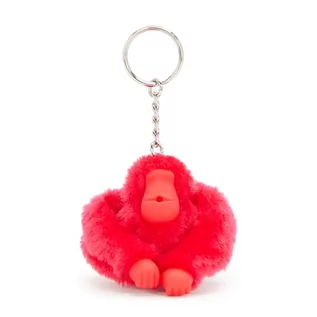 Torebki damskie - Kipling MONKEYCLIP S Mały Brelok Małpy, Pink Monkey Różowy - grafika 1