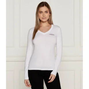 Guess Jeans Bluzka | Slim Fit - Bluzki damskie - miniaturka - grafika 1