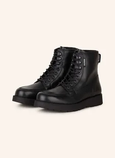 Tommy Hilfiger Botki Sznurowane schwarz - Botki damskie - miniaturka - grafika 1