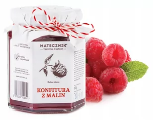 Matecznik Konfitura z malin 200g Matecznik - Konfitury, marmolady, powidła - miniaturka - grafika 1