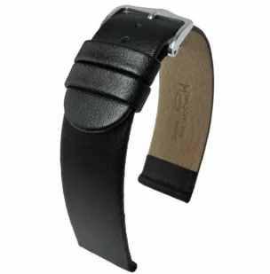 Czarny pasek skórzany 28 mm HIRSCH Scandic 17852050-2-28 (M)  | OFICJALNY SKLEP | RATY 0% • Zapłać później PayPo • GRATIS WYSYŁKA ZWROT DO 365DNI - Akcesoria do zegarków - miniaturka - grafika 1