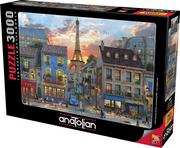 Puzzle - Anatolian Puzzle 3000 elementów. Ulice Paryża - miniaturka - grafika 1