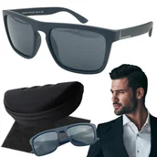 Okulary przeciwsłoneczne - Okulary Przeciwsłoneczne Męskie Polaryzacja Prius Nerdy UV400 Etui - miniaturka - grafika 1