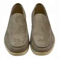 Mokasyny męskie - Mokasyny męskie zamszowe Old Money 47 - miniaturka - grafika 1