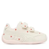 Buty dla dziewczynek - Sneakersy Puma Speedcat Amor V Inf 405972 01 Szary - miniaturka - grafika 1
