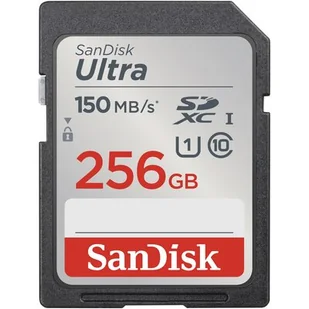 SanDisk 256GB SDXC Ultra 150MB/s C10 UHS-I - Karty pamięci - miniaturka - grafika 1