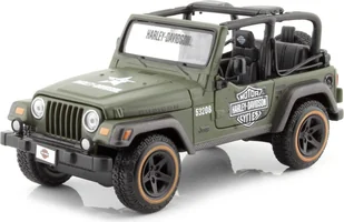 Maisto MI 32190 Jeep Wrangler Rubicon H-D Custom 1:27 - Kolekcjonerskie modele pojazdów - miniaturka - grafika 1