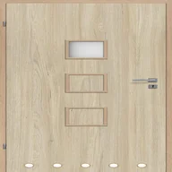 Drzwi wewnętrzne - Drzwi wewnętrzne łazienkowe Lea Bis dąb bursztynowy 90 lewe Classen 5905612072443 - miniaturka - grafika 1