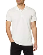 Koszulki męskie - DeFacto Męska koszulka polo, M6609AZ Slim Fit Basic, biała (WT34), rozmiar XXL, biały (Wt34), XXL - miniaturka - grafika 1