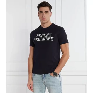 Koszulki męskie - Armani Exchange T-shirt | Regular Fit - grafika 1