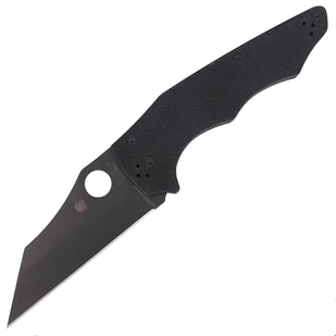 Nóż składany Spyderco YoJumbo G-10 Black, Black Blade Plain CPM S30V (C253GPBBK) - Noże - miniaturka - grafika 1