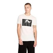 Koszulki męskie - Armani Exchange Męski T-Shirt Regular Fit Concert Graphic Tee, biały, L - miniaturka - grafika 1