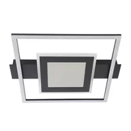 Lampy sufitowe - Plafon LED barwa ciepłobiała 3000K i biała 4000K 1430 LM czarny Atenid KANLUX - miniaturka - grafika 1