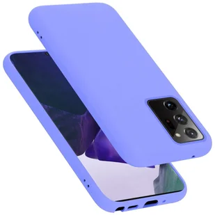 Pokrowiec Do Samsung Galaxy NOTE 20 ULTRA Etui w LIQUID JASNY FIOLET TPU Silikon Case Cover Obudowa Ochronny Cadorabo - Etui i futerały do telefonów - miniaturka - grafika 1