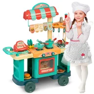 Zabawki AGD - Kuchnia dla dzieci kuchenka duża zestaw z akcesoriami Ricokids - miniaturka - grafika 1