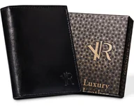 Portfele - Portfel skórzany N4-P-GOAN-5276 Black - miniaturka - grafika 1