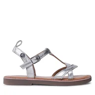 Buty dla dziewczynek - Sandały Gioseppo 68847-P Srebrny - miniaturka - grafika 1