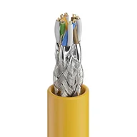 Kable miedziane - PureLink 100m Cat7 kabel sieciowy S/FTP CPR Eca, 10Gbit 600MHz ethernet kabel instalacyjny - miniaturka - grafika 1