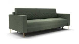 Sofa Blanca Złote / Pretty 19 Khaki - Sofy i kanapy - miniaturka - grafika 1