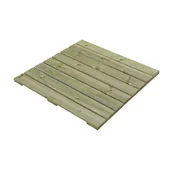 Podesty i deski tarasowe - Podest 80 x 80 cm drewno sosnowe - miniaturka - grafika 1