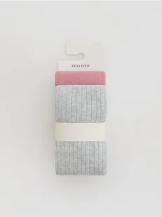 Reserved - Rajstopy 2 pack - jasnofioletowy - Buciki dla niemowląt - miniaturka - grafika 1
