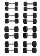 Hantle i ciężarki - Zestaw hantli HEX 2 x 2,5 - 20 kg THORN FIT - miniaturka - grafika 1