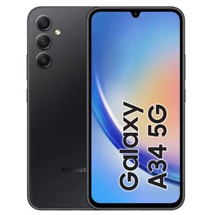 Samsung Galaxy A34 5G 8GB/256GB Dual Sim Czarny - Telefony komórkowe - miniaturka - grafika 1