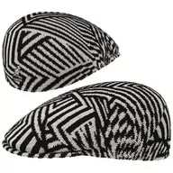 Czapki męskie - Kaszkiet Virtual Grid 507 by Kangol, czarno-biały, L (58-59 cm) - miniaturka - grafika 1