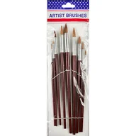 Przybory szkolne - Hasta Pędzle Szkol Nr0-16 Artist Brushes Pbh Op9szt - miniaturka - grafika 1