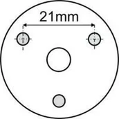 Akcesoria do klimatyzacji i ogrzewania - KLUCZ TARCZY SPRZĘGŁA DENSO ROZSTAW  21MM. - miniaturka - grafika 1