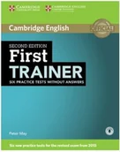 Książki do nauki języka angielskiego - Cambridge University Press First Trainer Six Practice Tests without Answers + Audio - Peter May - miniaturka - grafika 1