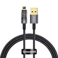 Kable USB - Kabel USB do Lightning Baseus Explorer, 2.4A, 1m (czarny) - miniaturka - grafika 1